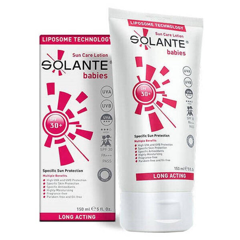 Solante Babies Spf 30 150 ML Bebekler için Güneş Kremi