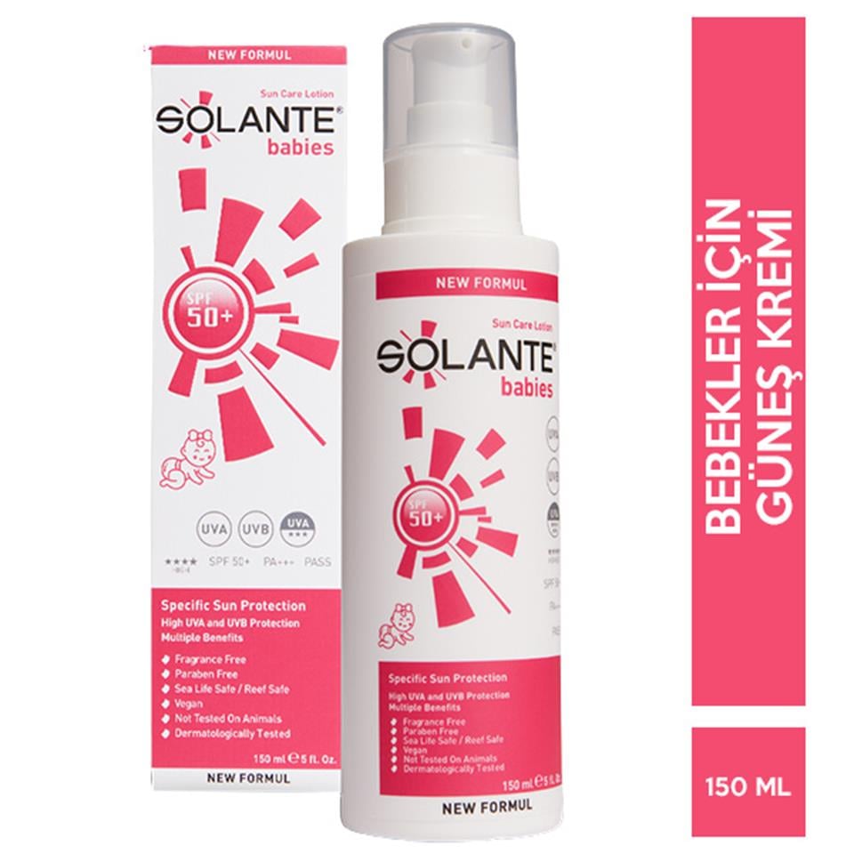 Solante Babies Spf 50 150 ML Bebekler için Güneş Kremi