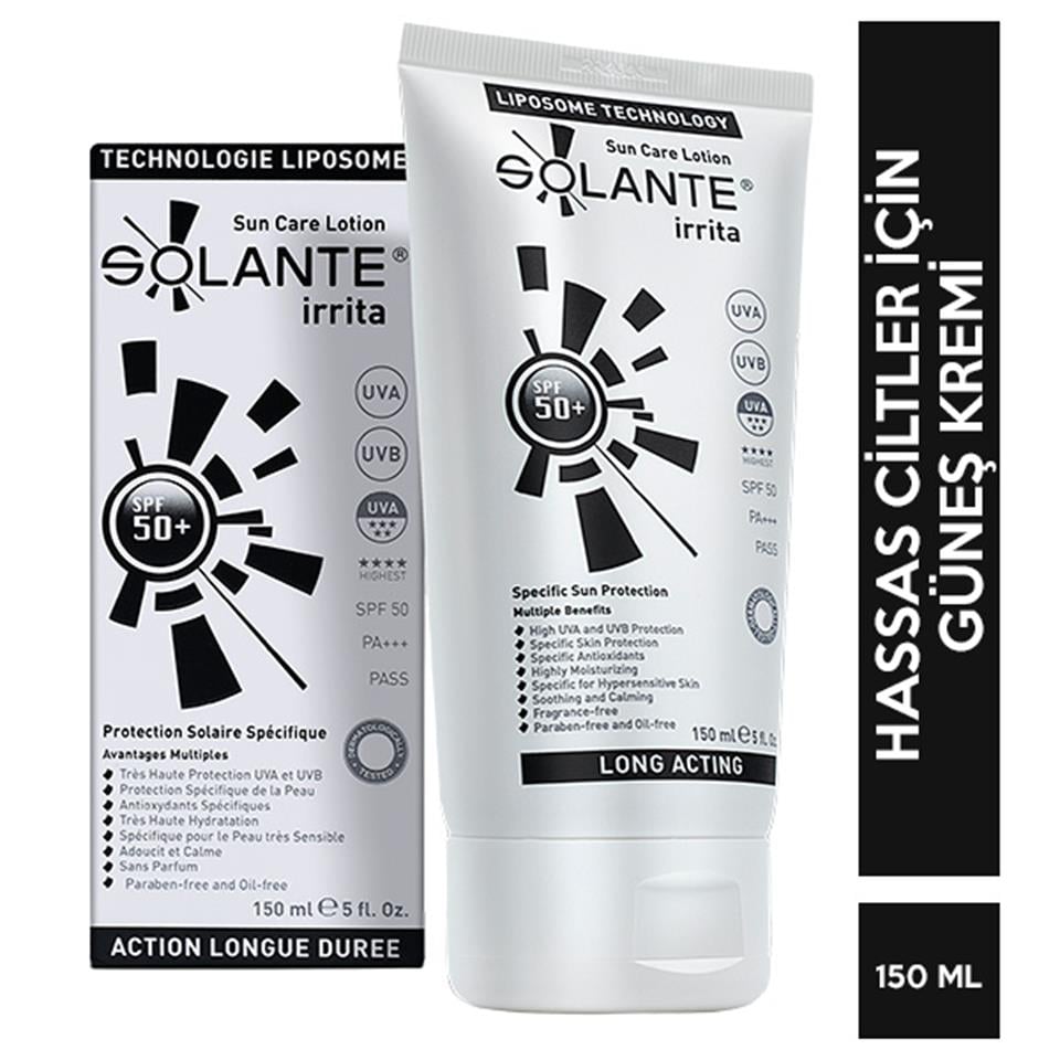 Solante Irrita Spf 50 150 ML Güneş Losyonu