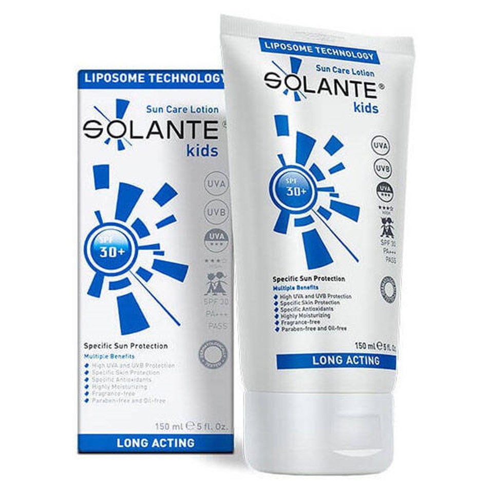 Solante Kids Spf 30 150 ML Çocuklar için Güneş Kremi