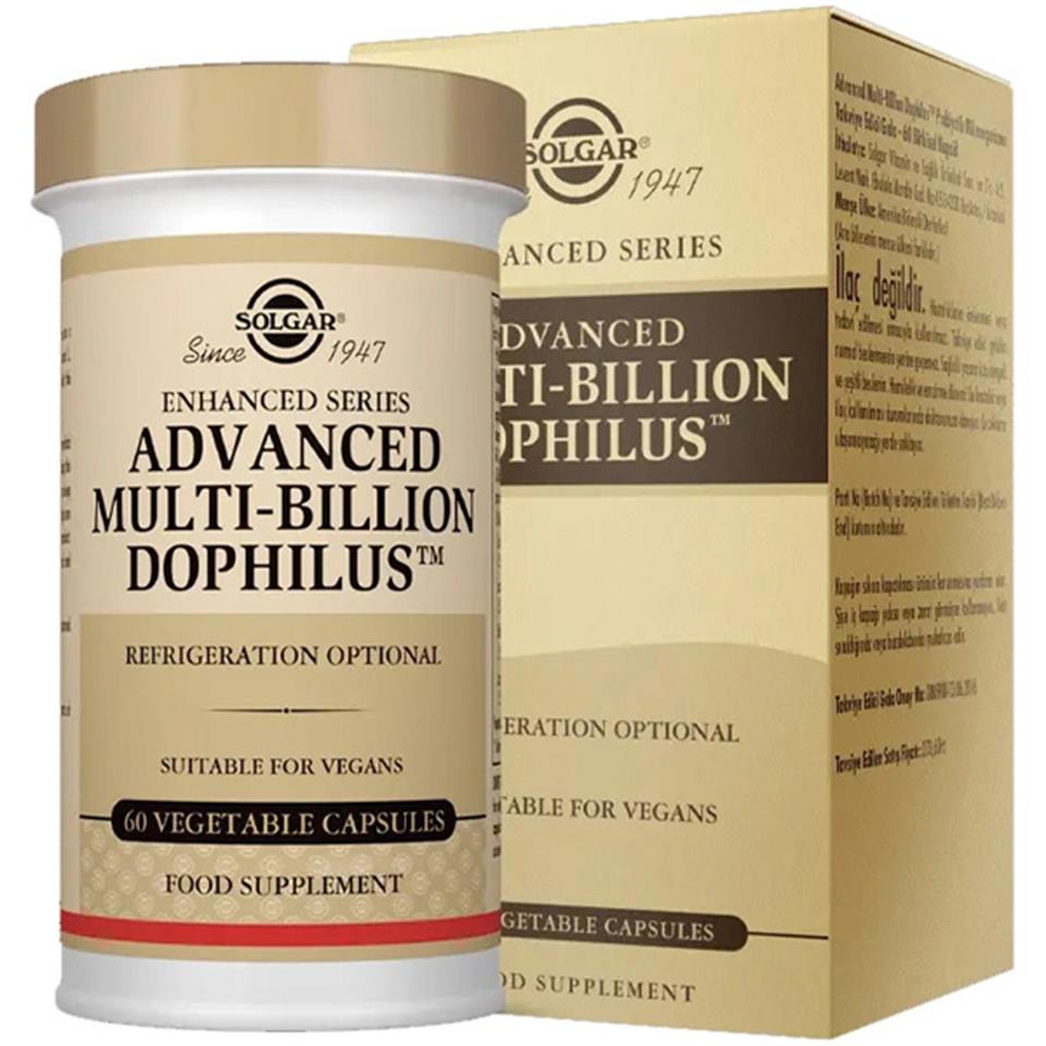 Solgar Advanced Multi Billion Dophilus 60 Kapsül