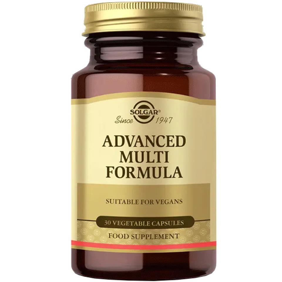 Solgar Advanced Multi Formula 30 Bitkisel Kapsül
