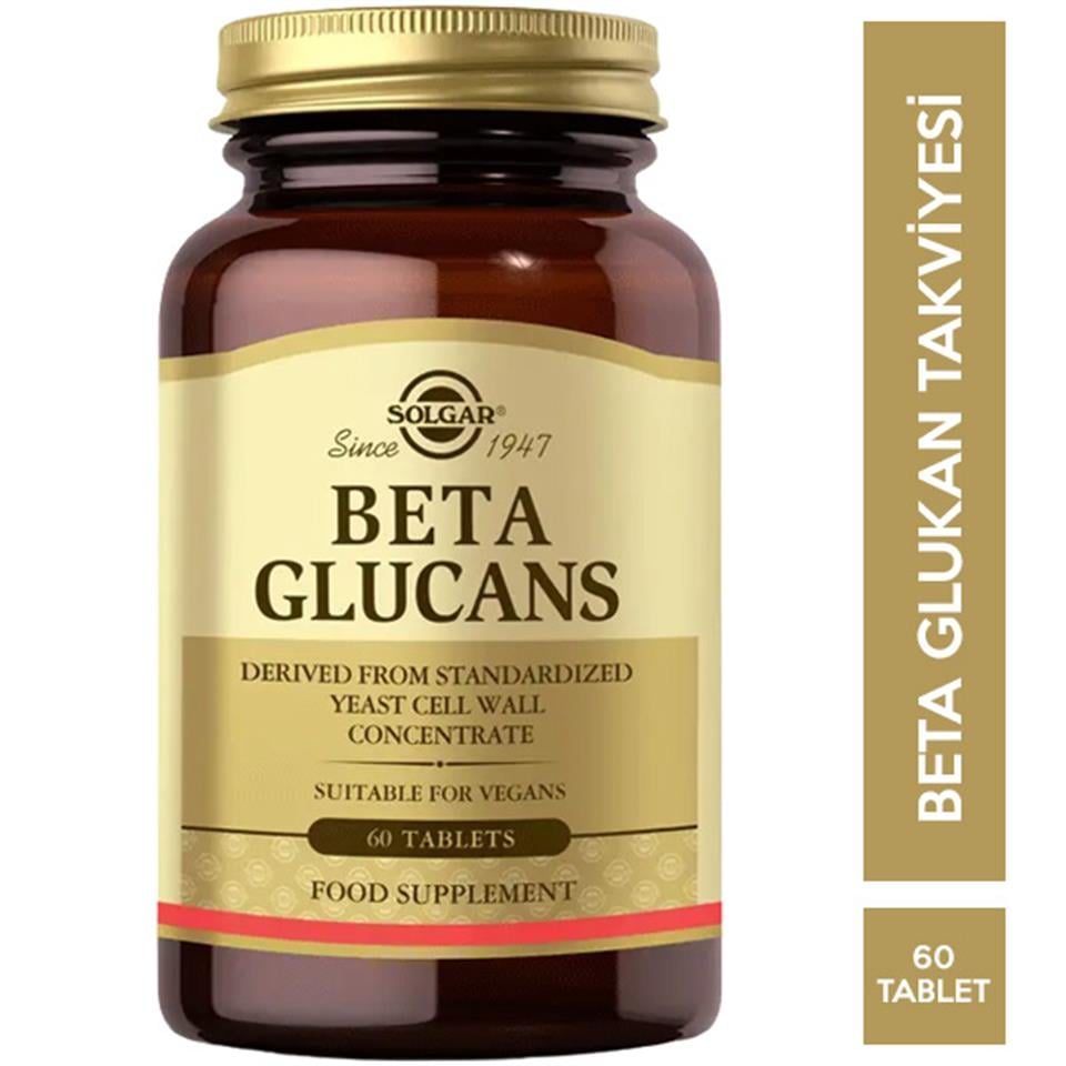 Solgar Beta Glukans 60 Tablet Beta Glukan Takviyesi