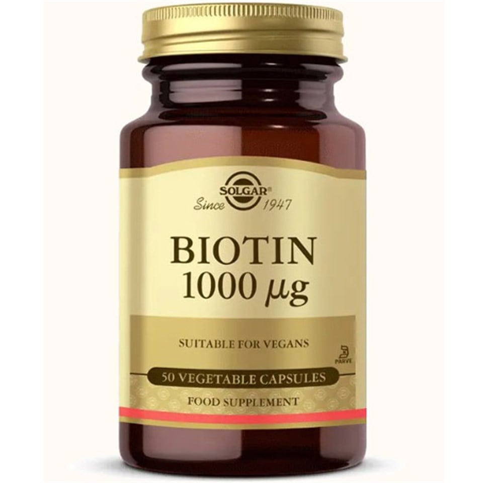 Solgar Biotin 1000 mcg 50 Kapsül