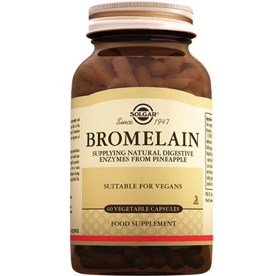 Solgar Bromelain 150 mg 60 Kapsül