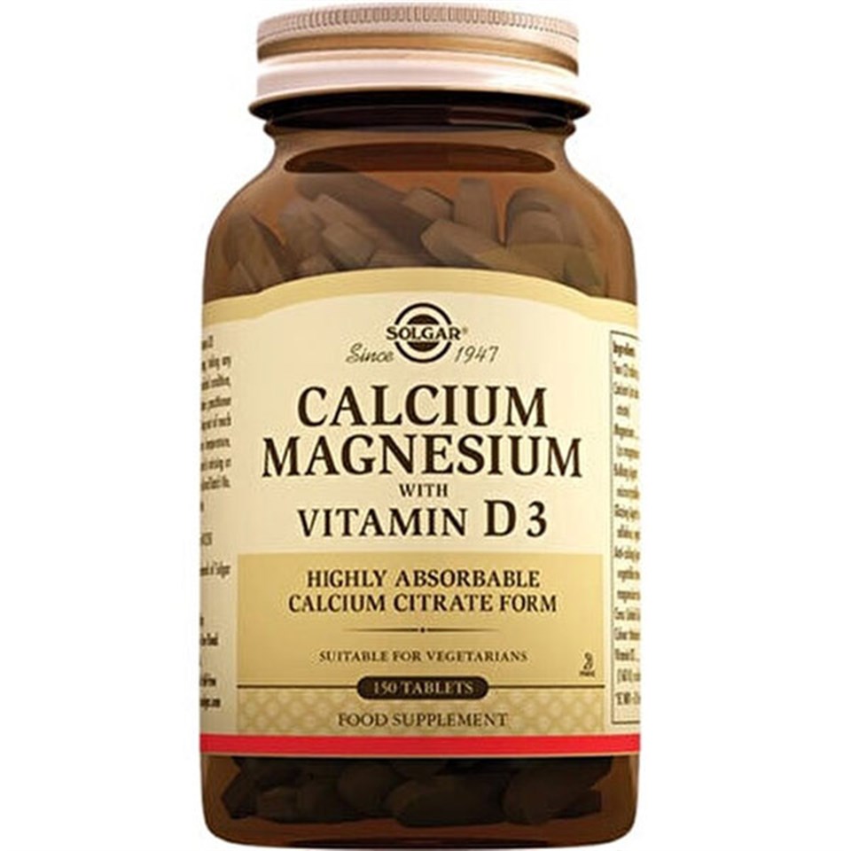 Solgar Calcium Magnesium Vitamin D3 150 Tablet