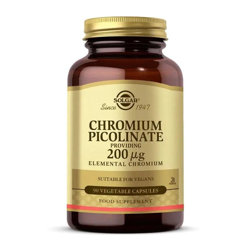 Solgar Chromium Picolinate 200 Mcg 90 Kapsül Krom Takviyesi