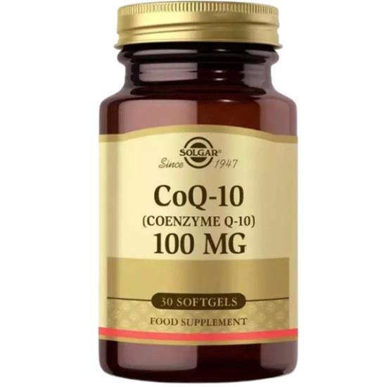Solgar Coenzyme Q10 100 mg 30 Kapsül Koenzim Q10 Takviyesi