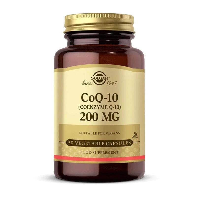 Solgar Coenzyme Q10 200 mg 30 Kapsül Koenzim Q10 Takviyesi