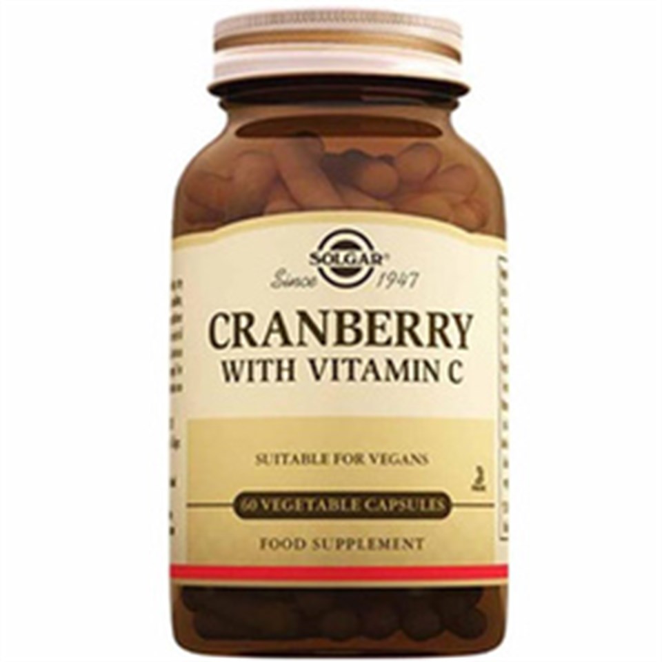 Solgar Cranberry With Vitamin C 60 Kapsül