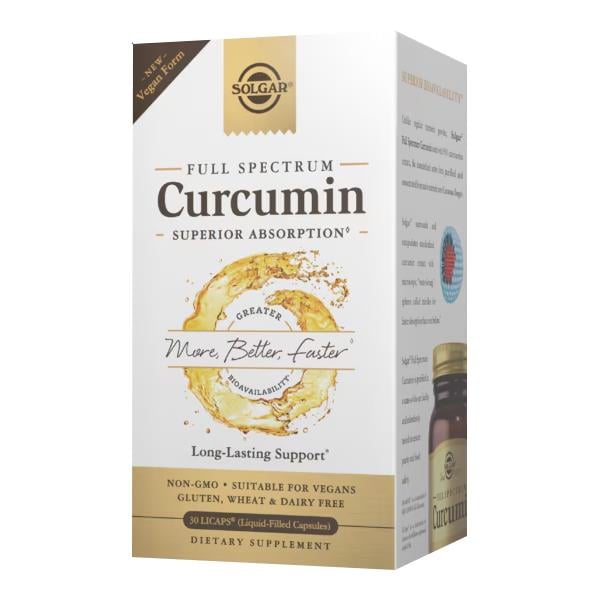Solgar Curcumin Food Supplement 30 Kapsül