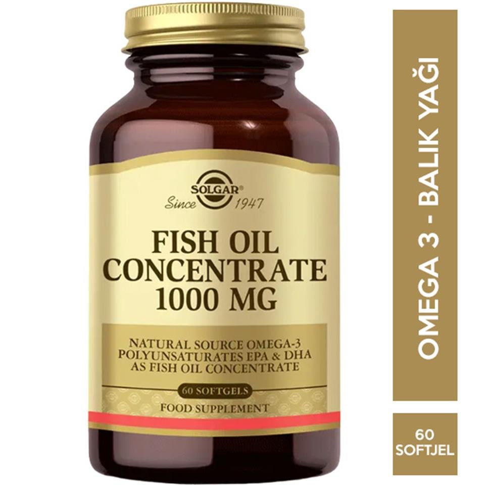 Solgar Fish Oil 1000 Mg 60 Yumuşak Kapsül