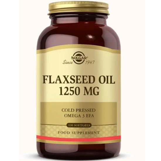 Solgar Flaxseed Oil 1250 Mg 100 Softjel
