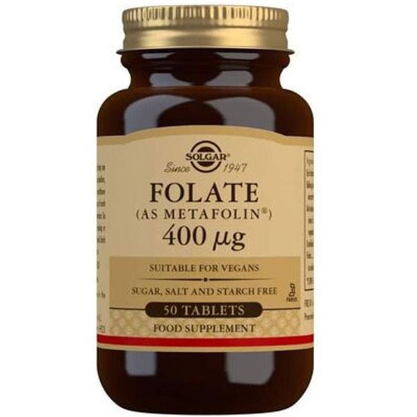 Solgar Folate As Metafolin 400 Mg 50 Tablet Folik Asit Takviyesi