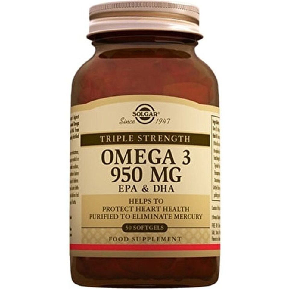 Solgar Omega 3 950mg 50 Yumuşak Kapsül