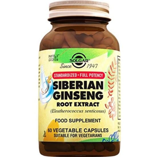 Solgar Siberian Ginseng Root Extract 60 Kapsül