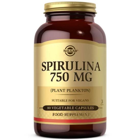 Solgar Spirulina 750 Mg 80 Tablet