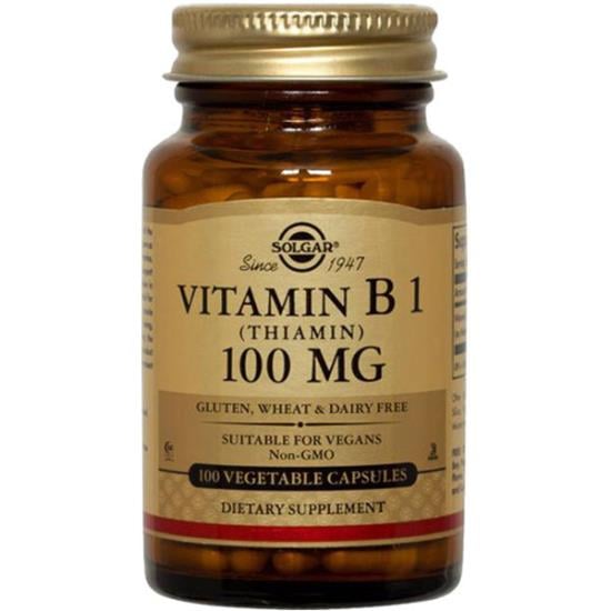 Solgar Vitamin B1 (Thiamin) 100 Mg 100 Tablet