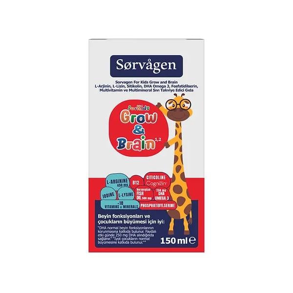 Sorvagen Grow Brain For Kids Sıvı 150 ml