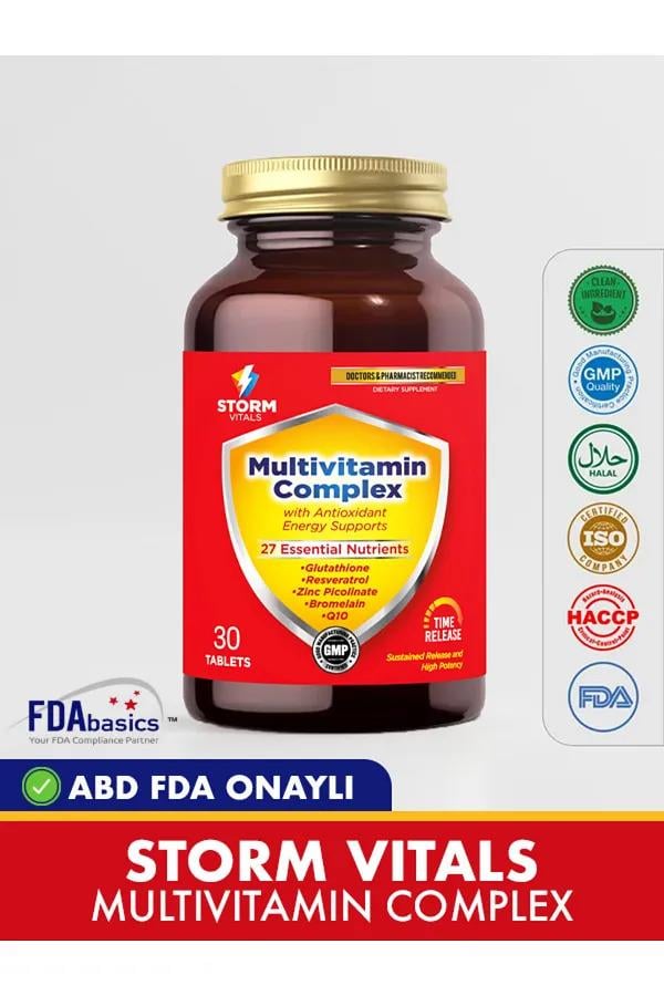 Storm Vitals Multivitamin Complex 30 Tablet