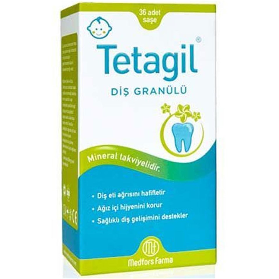 Tetagil Tatlandırıcılı Diş Granülü 36 Saşe