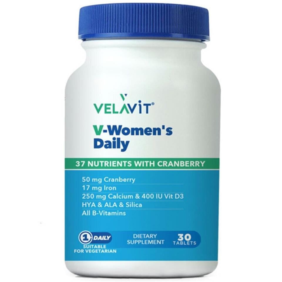 Velavit V Womens Daily Takviye Edici Gıda 30 Tablet