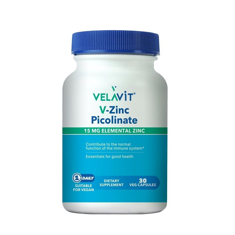 Velavit V Zinc Picolinate 30 Kapsül