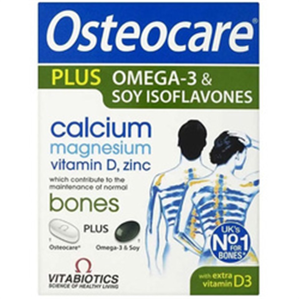 Vitabiotics Osteocare Plus Omega 3 84 Tablet Takviye Edici Gıda Kalsiyum Takviyesi