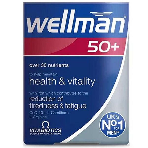 Vitabiotics Wellman 50+ 30 Tablet