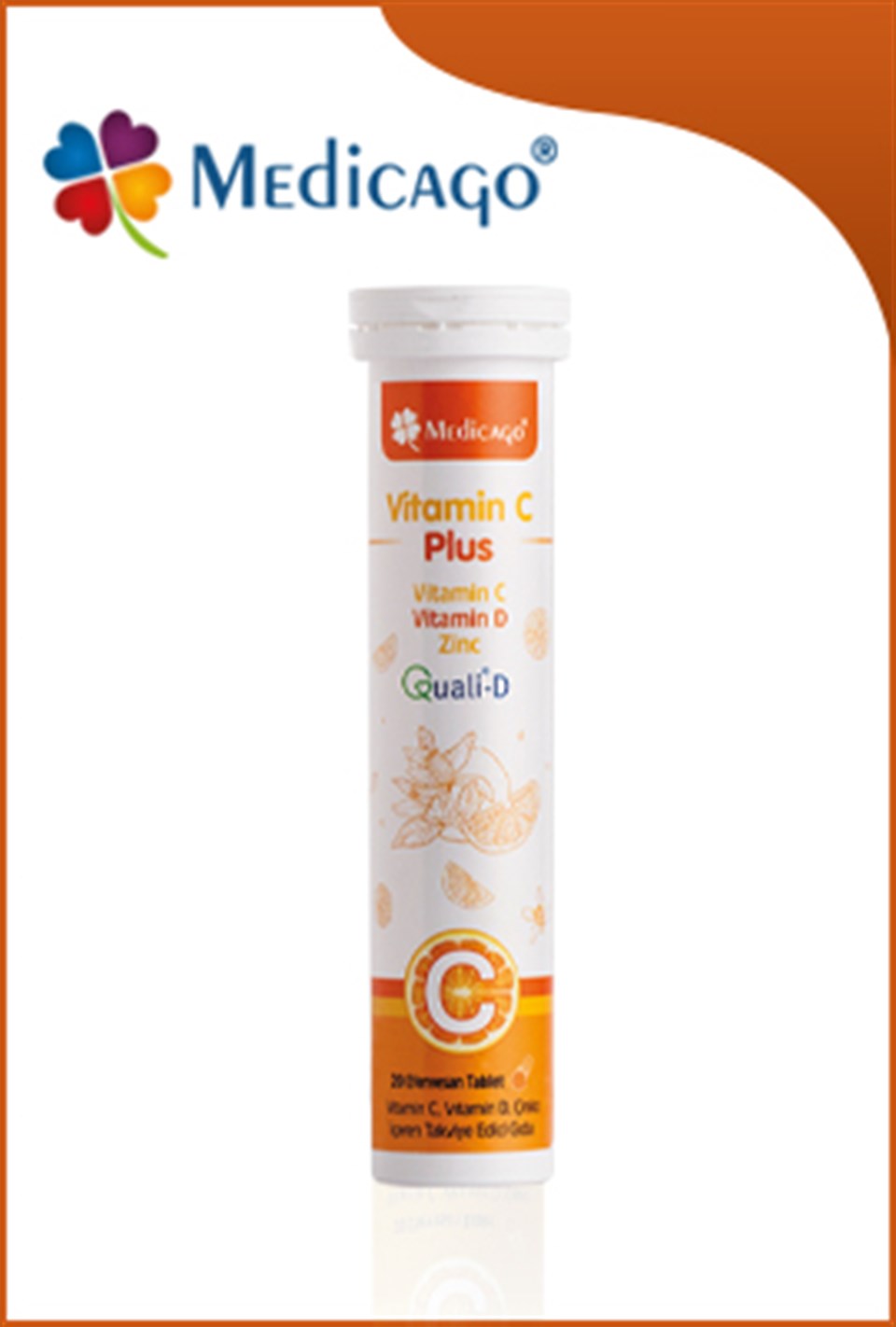 Vitamin C Plus 20 Efervesan Tablet