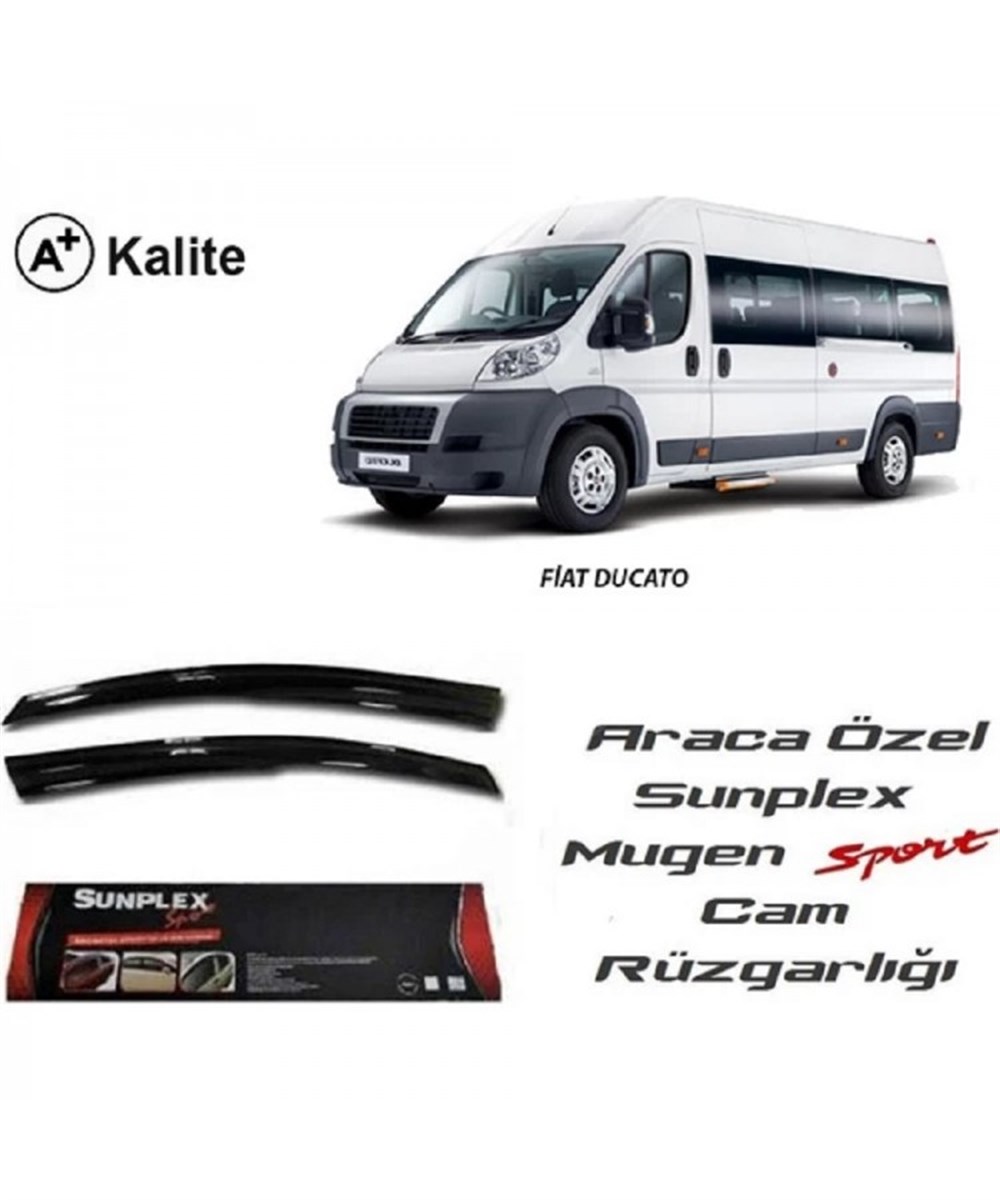 2li Ducato Jumper Boxer 2006 ve Sonrası Mügen Tipi Sport  Stlye SUNPLEX Cam Rüzgarlığı Kod:SPS39