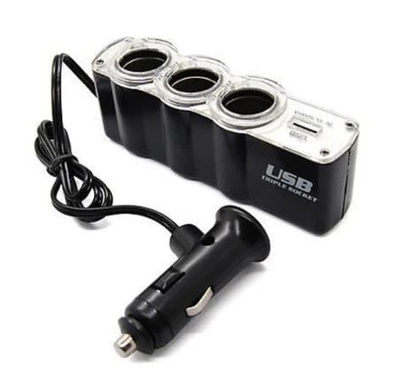 ÇAKMAK ÇOĞALTICI 12V 3LÜ+USB GİRİŞİ FA1-941 KOD:WF0120