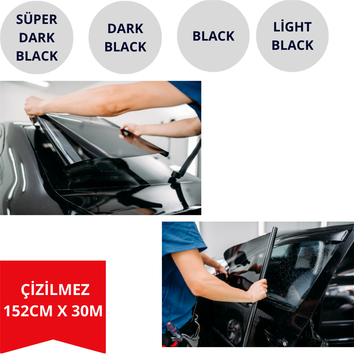 CAM FİLMİ 152CMX30M ÇİZİLMEZ LİGHT BLACKKOD:1216705