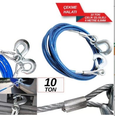 ÇEKME HALATI ÇELİK İZOLELİ 10 TON KOD:1720510