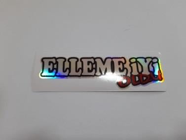 ÇIKARTMA HOLOGRAM Y.NESİL ŞEKİL ŞEKİLLER ELLEME İYİ OLDU KOD:1261