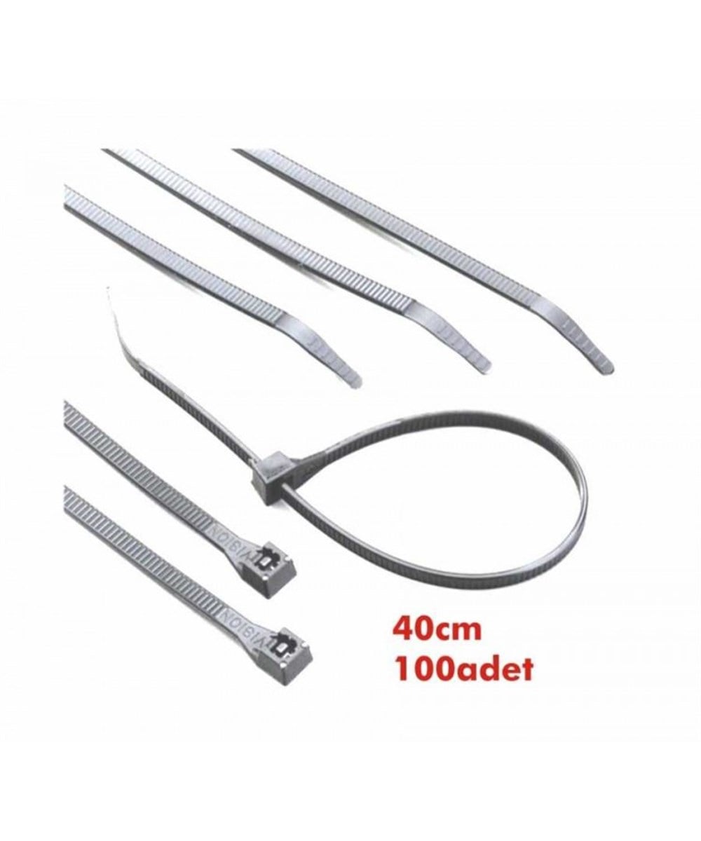 Cırt Kelepçe Gri 4.8x40cm (100 adet) C4
