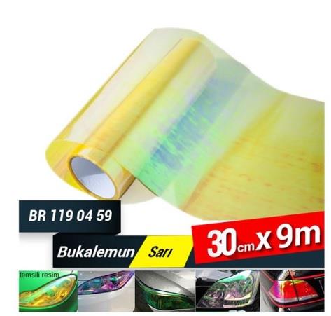 FAR FİLMİ 30CMX10MT SARI KOD:1190459