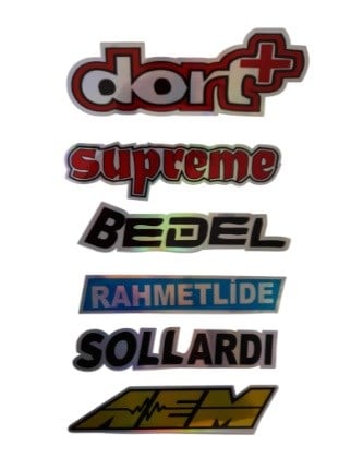 GRUP HOLOGRAM MOMO 6Lİ SUPREME  GRUP KOD:1221