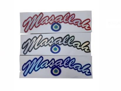 HOLOGRAM MAŞALLAH YAZI 110X33 KOD:1246