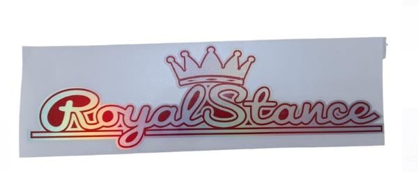 HOLOGRAM ROYAL STANCE KIRMIZI YAZI 110X33 KOD:1246
