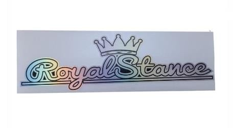 HOLOGRAM ROYAL STANCE SİYAH YAZI 110X33 KOD:1246