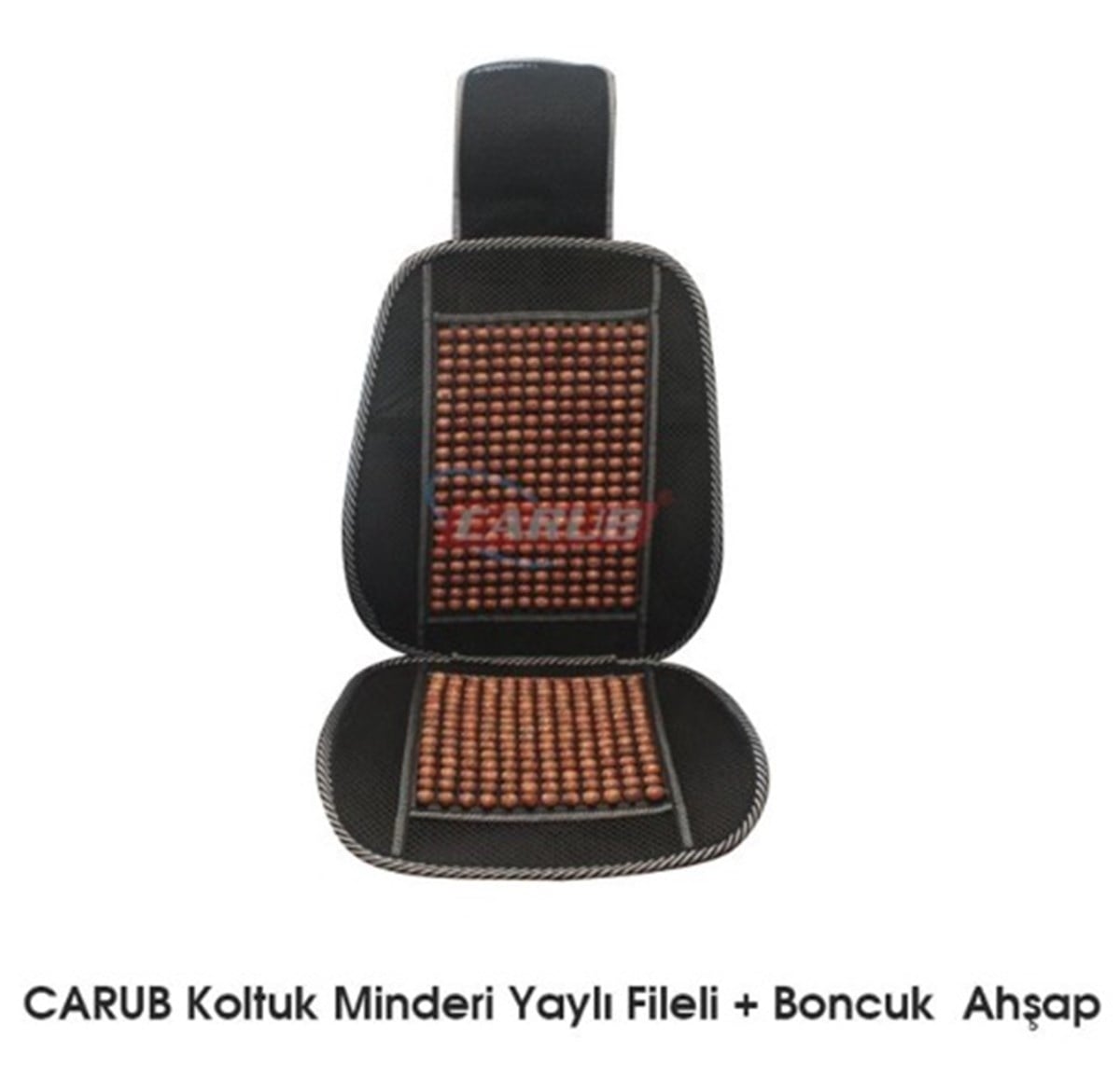 KOLTUK MİNDERİ YAYLI FİLELİ BONCUK AHŞAP ADET KOD:4804302