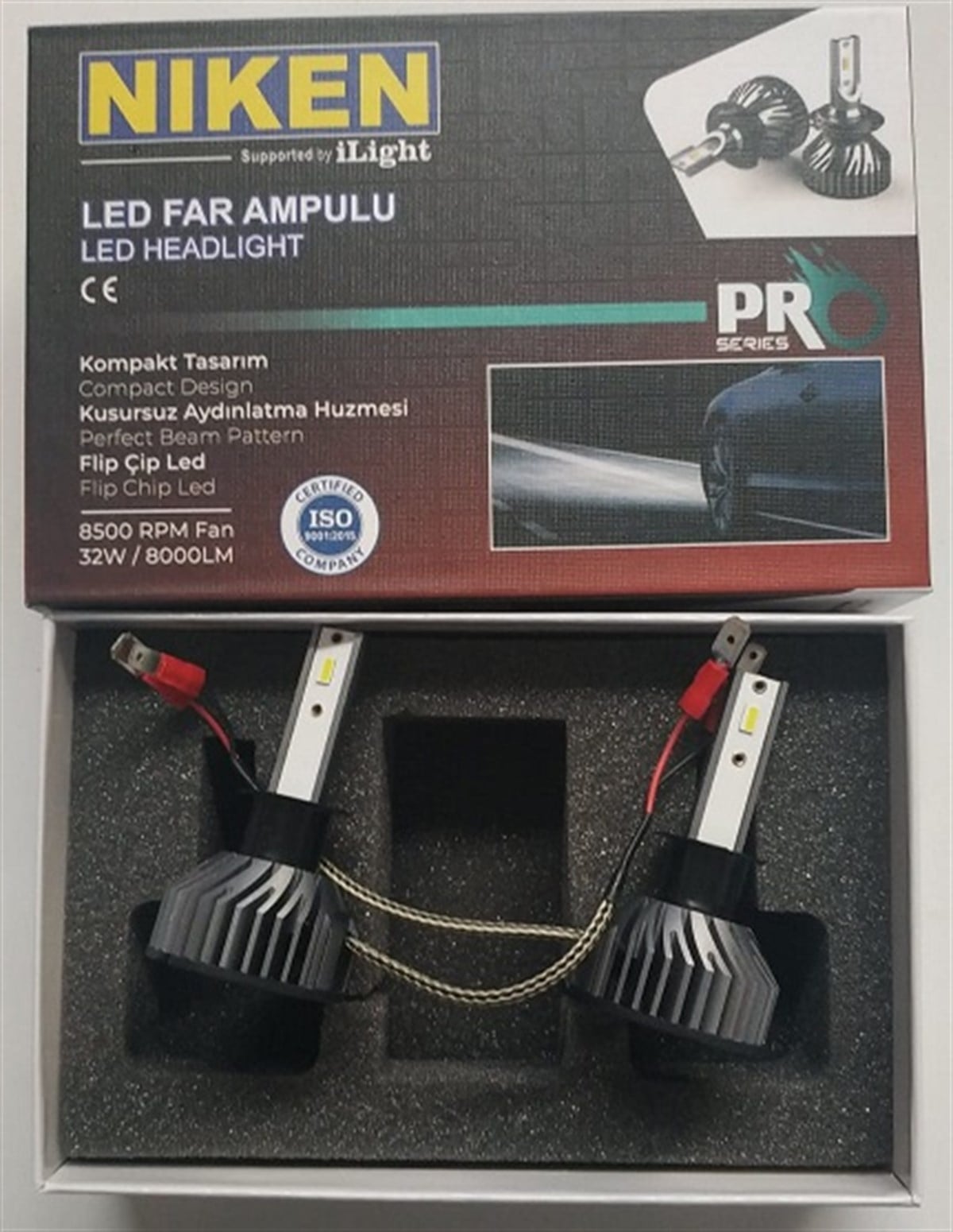 LED ZENON H3 PRO SERİSİ NİKEN KOD:0120030201