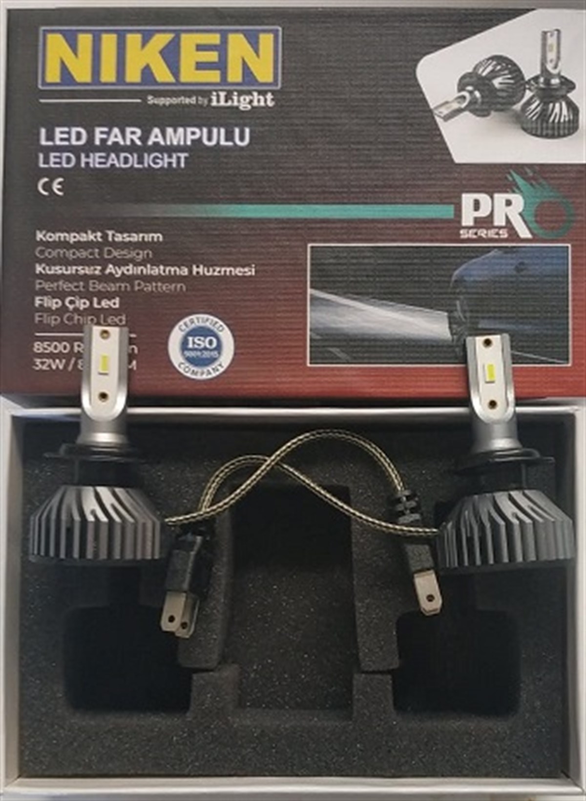 LED ZENON PRO SERİSİ H7 NİKEN KOD:0030401 