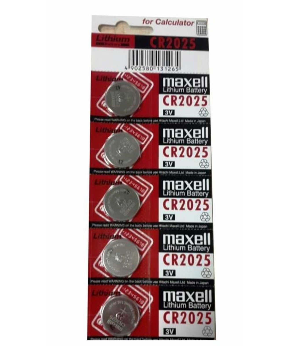 Maxell Orjinal Pil Para Model 3V 2025 (5adet) 