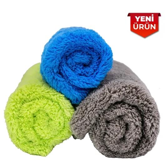 MİKROFİBER  CİLA BEZİ 3'LÜ EUPHRATE 40X40 KOD:E15-4040-500