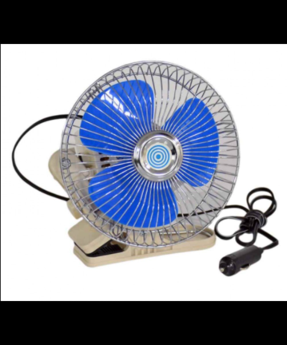 Oto Vantilatör 6inch  12v  Mandallı Çakmak Girişli ITH-1404