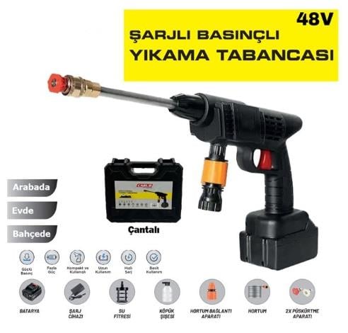 OTO YIKAMA TABANCASI ŞARJLI BASINÇLI KOD:0922536