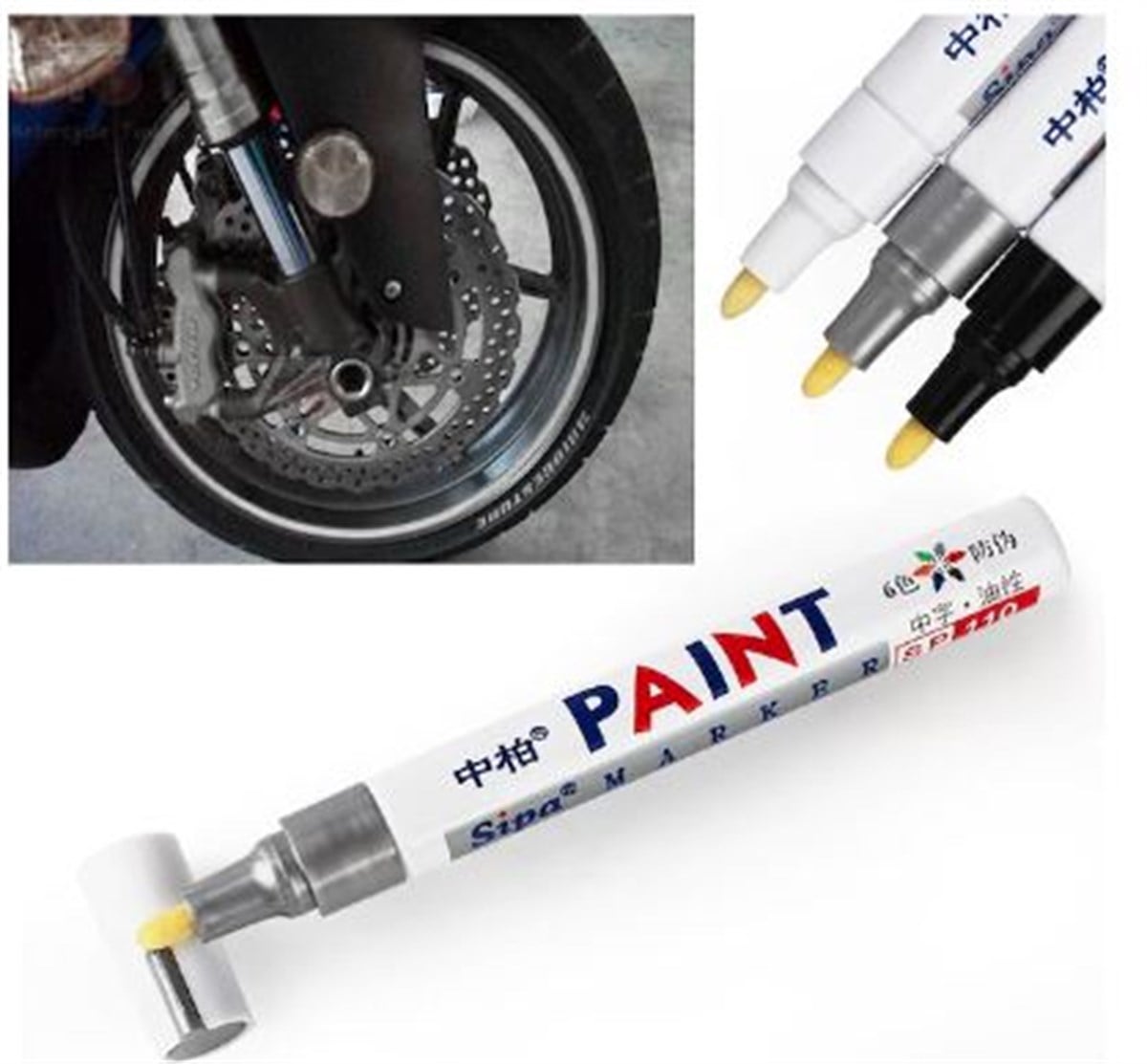 Paint Lastik Yazma Kalemi Renk Çeşitleri Kod:CS-YK001