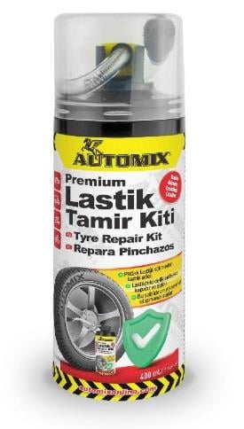 PREMİUM LASTİK TAMİR SPREYİ 400 ML AUTOMİX KOD:44931